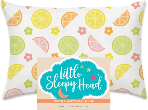 Miniatura 45 de Little Sleepy Head Funda de almohada para niños pequeños, 100% algodón y funda de almohada hipoalergénica para almohada de niños pequeños, funda
