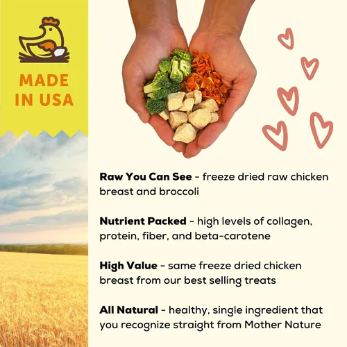 Miniatura 4 de A Better Dog Food Alimento seco para perros con pollo Crudo que puedes ver croqueta alta en proteínas + alimento crudo liofilizado para perros