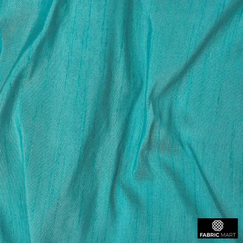 Miniatura 4 de Fabric Mart Direct The Yard, tela de seda Aqua Art de 1 yarda, 42 pulgadas de ancho, seda sintética de color sólido, tela de tapicería azul al por