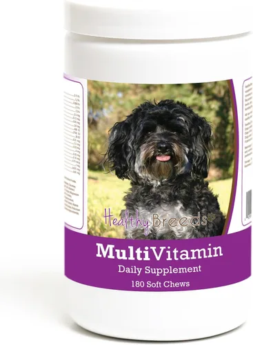 Miniatura 156 de Healthy Breeds Bulldog francés multivitamínico suave masticable para perros 180