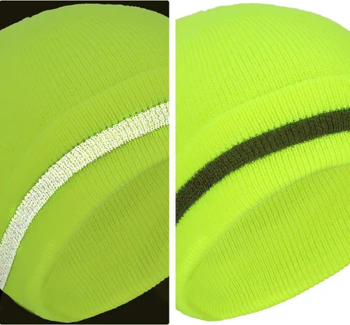Miniatura 4 de Geyoga - Gorro de punto reflectante (2 unidades)