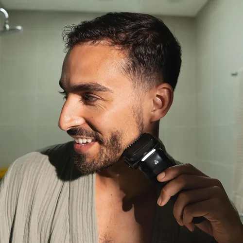 Miniatura 4 de MANSCAPED® The Chairman™ PRO - Afeitadora facial eléctrica para hombre, dos cabezales de cuchilla intercambiables, lámina de cuatro cuchillas