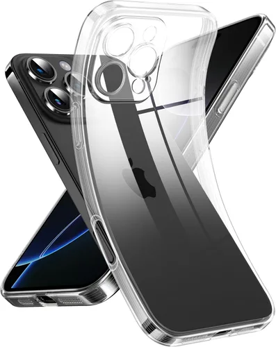 Miniatura 76 de Supdeal Funda transparente para iPhone 13 Pro, no amarillea, protección de cámara, probada en caídas de grado militar, transparente, a prueba