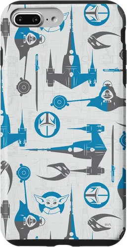 Miniatura 12 de Funda para iPhone 11 Pro Max Star Wars The Mandalorian & Grogu Signets and Starships