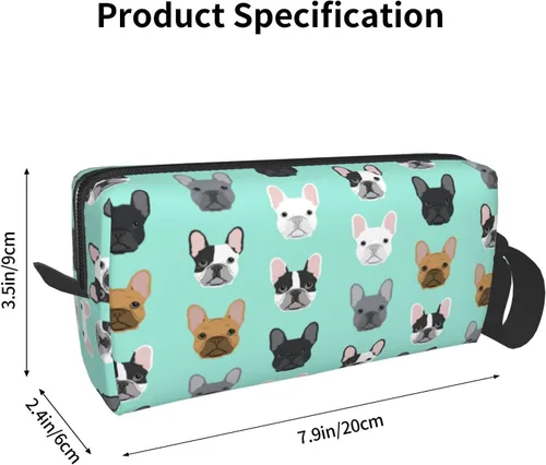 Miniatura 3 de YISHOW Divertida bolsa de maquillaje adorable bolsa de cosméticos de viaje, estuche organizador de artículos de tocador, regalo para mujeres