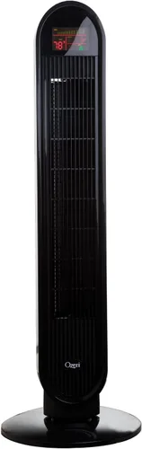 Ozeri ventilador en torre de oscilación 360, con tecnología micro-blade de reducción de ruido
