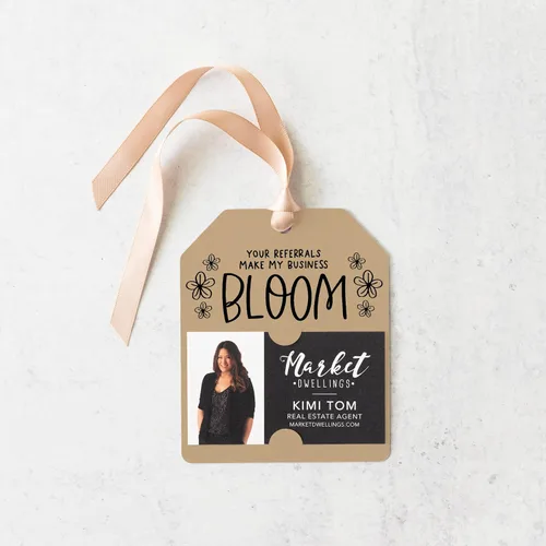 Miniatura 3 de Your Referrals Make My Business Bloom" Pop By Gift Tag 56-GT001
