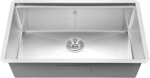 Miniatura 2 de STARSTAR Workstation Ledge - Fregadero de cocina de acero inoxidable 304 con rejilla, colador, tabla de cortar (30 x 19)