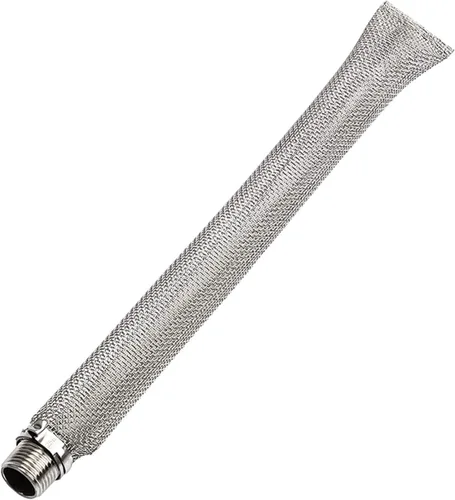 Pantalla de ebullición de 12 pulgadas, accesorio NPT de 1/2 pulgadas, de acero inoxidable, marca LUCKEG Brand Mash Tun Bazooka, pantalla para