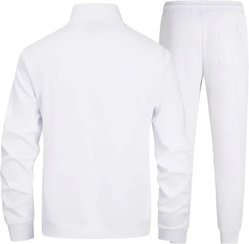 Miniatura 2 de BASICDOT Men's Tracksuits Set Long Sleeve Causal Full Zip Running Sports Sweatsuit for Men 2 Piece Outfits