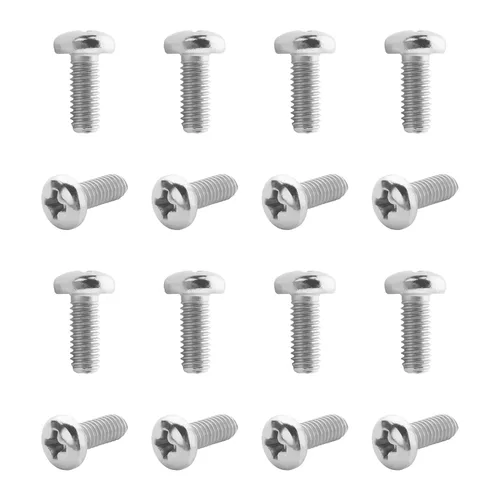 Miniatura 57 de Tornillos de máquina de jalar de perilla M4-0.028x0.197 in M4-0.028x0.197 in Tornillos de cabeza plana métrica Phillips Drive Tornillo de cabeza