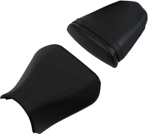 TCMT Asiento delantero para conductor y asiento trasero para pasajero para Suzuki GSXR600 2004-2005, color negro Negro 2008-2010