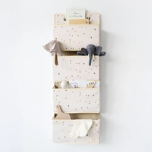 Miniatura 9 de 3 Sprouts Organizador para colgar sobre la puerta, organizador colgante para bebés y almacenamiento con 4 bolsillos grandes y 2 ganchos para ropa