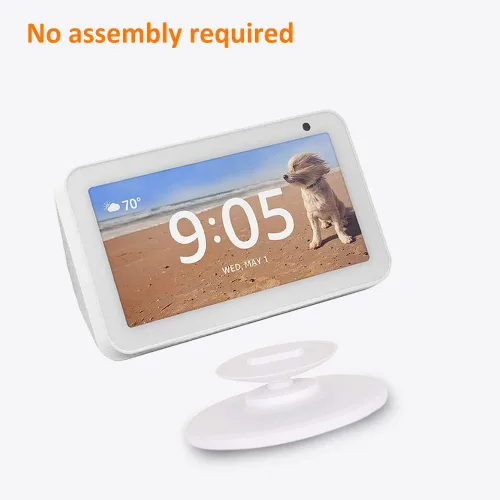 Miniatura 7 de AutoSonic Soporte compatible con Amazon Echo Show 5 (1ª generación y 2ª generación) Diseño ajustable para mejorar el ángulo de visión Magnético