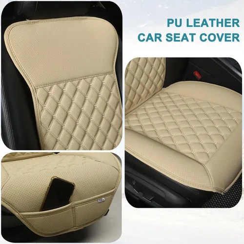 Miniatura 3 de Black Panther Funda para asiento de automóvil, protector de automóvil de lujo, funda universal antideslizante para asiento del conductor con 1