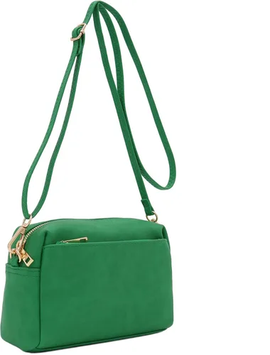 Miniatura 68 de FashionPuzzle Triple Zip Small Crossbody Bag