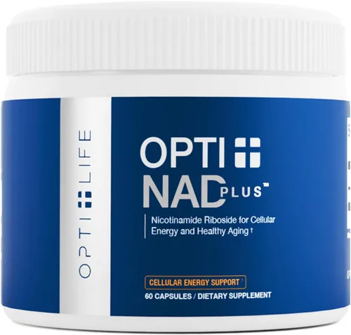 Opti + NAD Plus Cápsulas | Suplemento NAD+ con cloruro de ribósido de nicotinamida | Apoya la energía, el envejecimiento saludable, el metabolismo y