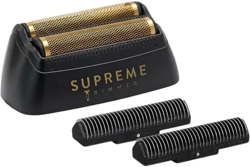 Supreme Trimmer Lámina de repuesto y cortador SB63 | Lámina hipoalergénica para Crunch STF602 | Negro