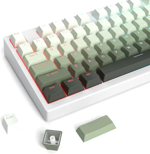 Miniatura 30 de GTSP 61 Teclas 60 Por Ciento, Teclas Ducky One 2 Mini para Teclado Mecánico Perfil OEM RGB PBT Set de Teclas con Extractor de Teclas para Cherry MX