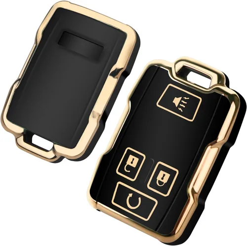 Miniatura 6 de QBUC Funda protectora para llavero Chevy de 360 grados con llavero compatible con Chevrolet 2014-2021 LT GMC Sierra Canyon Yukon Suburban Tahoe