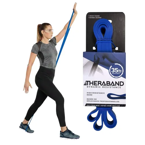 Miniatura 12 de THERABAND High Resistance Band - Elastic Super Bands for Improving Flexibility, Injury Rehab, & Full Body Workouts - Heavy Duty Stretch Bands for