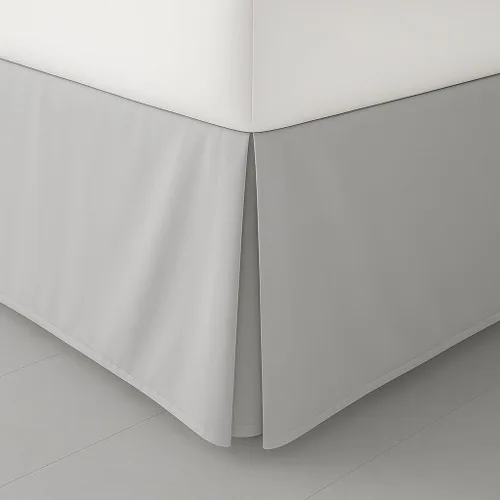 Miniatura 10 de LUX Décor Falda de Cama King de 16 Pulgadas de Caída - Falda de Cama Plisada de Microfibra Cepillada - Fácil Ajuste, Resistente a Arrugas y Negro