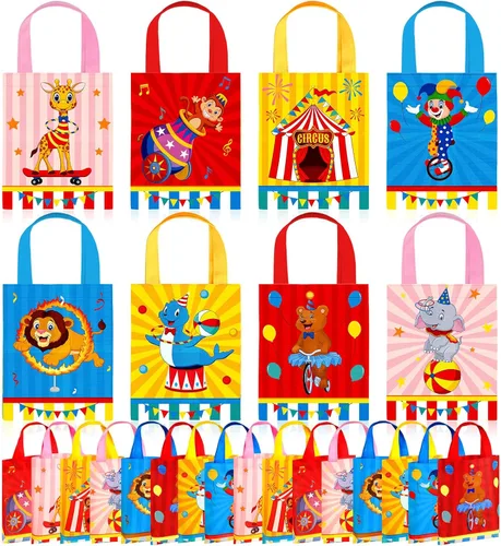 Miniatura 11 de Photect 32 bolsas de regalo para fiesta nocturna de cine, salas de cine no tejidas para golosinas, bolsas de regalo para espectáculos de cine, baby