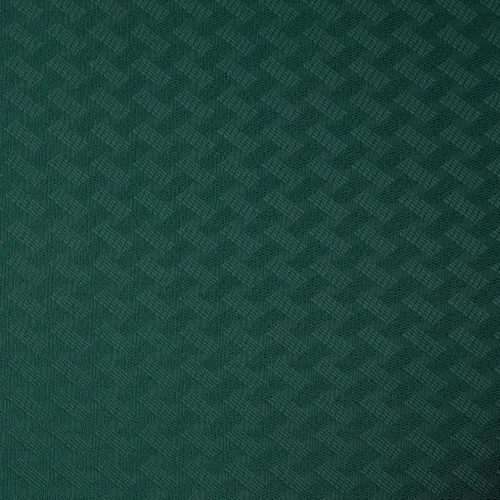 Miniatura 5 de Violet Linen Christmas Novelties - Manteles jacquard de poliéster con patrón de rayas acanaladas, 70 pulgadas, redondos, color verde