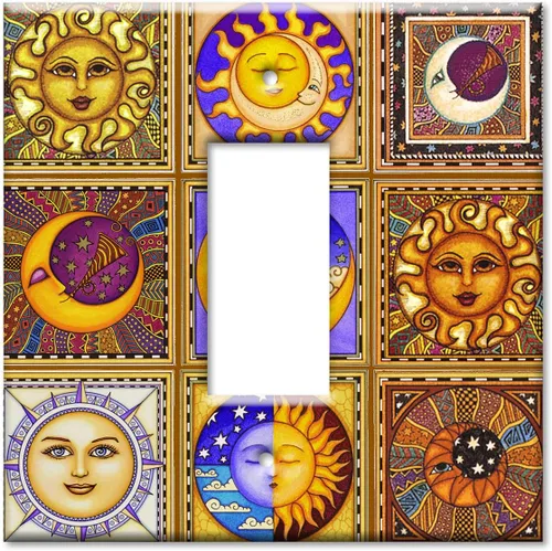 Miniatura 7 de Art Plates - Placa de interruptor de Celestial - Single Gang Toggle - Imagen de Dan Morris Single Toggle