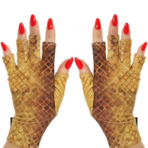 Miniatura 59 de ManiGlovz - Guantes de uñas originales con protección UPF 50+ UV Guantes de manicura de gel y guantes anti UV sin dedos para mujeres Se pueden