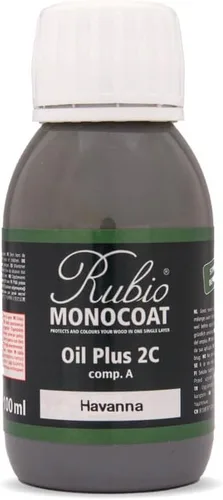 Miniatura 139 de Rubio Monocoat Muestra de Acabado de Aceite para Madera - Puro Aceite Plus Parte A Aceite de Linaza de Secado Rápido y Ecológico para Uso Pure