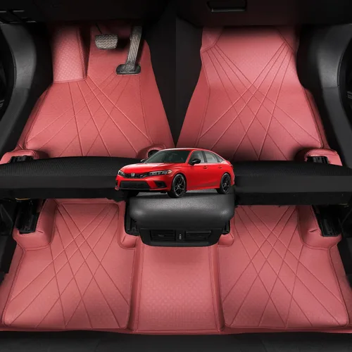 Miniatura 9 de EKR - Alfombrillas de suelo personalizadas para Honda Civic Sedan 2016-2021, alfombrilla de coche para la fila delantera y la segunda fila