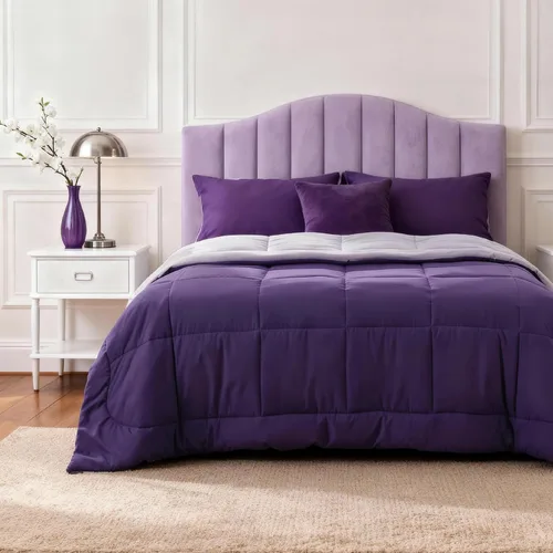 Miniatura 33 de Bedsure Edredones de edredón tamaño matrimonial, edredón acolchado alternativo, ultra suave y ligero, con 8 pestañas, lavable a máquina, 82 x 86