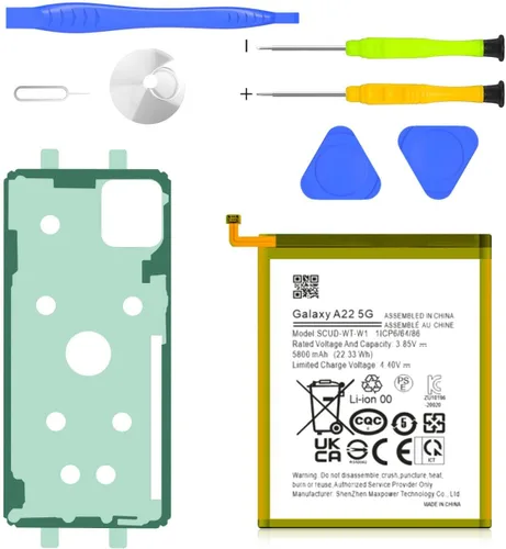 Miniatura 9 de SHENMZ Galaxy A15 Batería, 5800mAh EB-BA156ABY batería mejorada compatible con Samsung Galaxy A15 5G SM-A156B SM-A156B/DS SM-A156P SM-A156P/DS