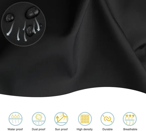 Miniatura 5 de Funda plegable impermeable para carro, protección resistente para carrito de jardín (38 x 22 x 20 pulgadas)