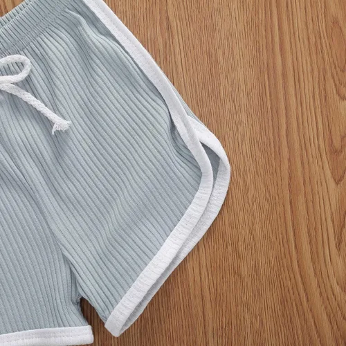 Miniatura 5 de Nituyy - Conjunto de pantalones cortos con cordón para bebé