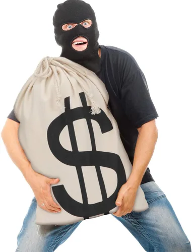 Miniatura 4 de Boao Bolsas de dinero extra grandes de 19.7 x 15.8 pulgadas, bolsa de lona con cordón y símbolo de dólar para recuerdo de juguete, fiesta temática