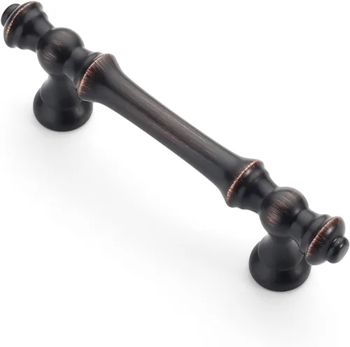 Miniatura 35 de Asidrama 1 paquete de 3 pulgadas (2.992 in) de latón cepillado, tiradores dorados para gabinete de cocina, accesorios para gabinetes de cocina