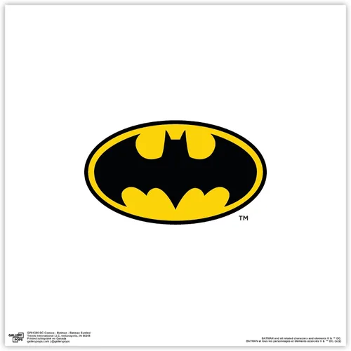 Miniatura 9 de Trends International Gallery Pops DC Comics Batman - Póster de pared con símbolo de Batman, 12 x 12 pulgadas, versión enmarcada en negro