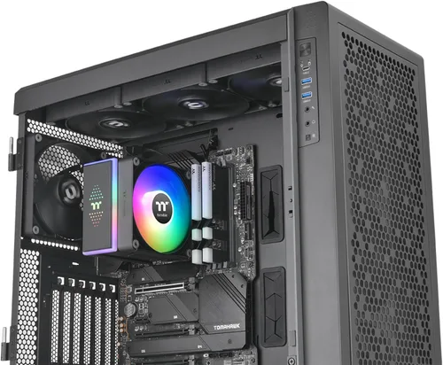 Miniatura 6 de Thermaltake Enfriador de CPU ASTRIA 400 ARGB, compatible con la última CPU Intel LGA 1851/1700 y AMD AM5, torre única, potencia de enfriamiento TDP