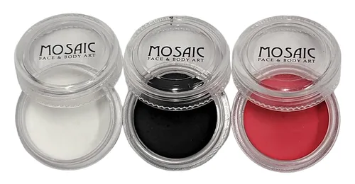 Miniatura 2 de Mosaic HydroCream - Paquetes de personajes de pintura facial para niños, no mancha, lavable, fórmula vegana gentil hipoalergénica. Pasteles