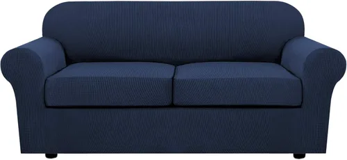 Miniatura 139 de H.VERSAILTEX - 3 fundas de sofá elásticas para 2 cojines de sofá. Fundas para muebles de sala de estar (funda base más 2 fundas de cojín de asiento)