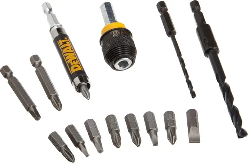 Miniatura 2 de DEWALT DW2513 Carga rápida 15 piezas de perforación y conducción Set en caja de plástico