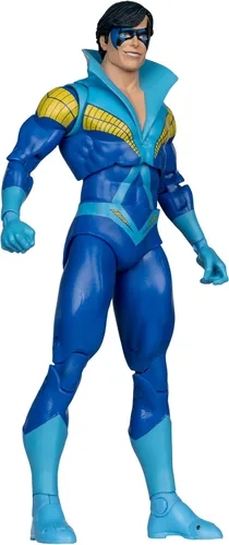 Miniatura 3 de McFarlane Toys - DC Direct Nightwing (Teen Titans) Figura de acción de 7 pulgadas con coleccionable digital