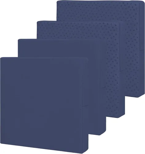 Miniatura 33 de Easy-Going - Paquete de 4 fundas de cojín impermeables para patio, de 24x22x4 pulgadas, fundas de repuesto antideslizantes para asientos al aire