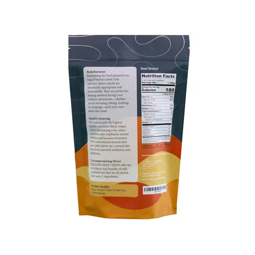 Miniatura 3 de Phillips Beef Crisps - Pechuga - Solo Carne y Sal - Cero Carbohidratos - Cero Azúcar - Bocadillos de Carne Altos en Proteína - 14g de Proteína