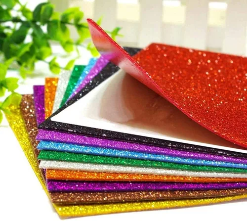 Miniatura 2 de 10 hojas de papel con purpurina para manualidades, Halloween, Acción de Gracias, Navidad, decoración de otoño, papel de cartulina A4, papel Varios