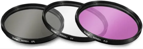 Miniatura 2 de Kit de filtro de 1.594 in (UV-CPL-FLD) para cámara Sony Alpha ZV-E10, A5000, A5100, A6000, A6100, A6300, A6400, A6500, NEX-5TL, NEX-6 con Sony