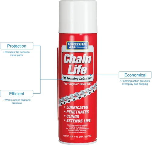 Miniatura 2 de Protect All Lubricante espumoso Chain Life - 17 oz - Protect All 35017PA