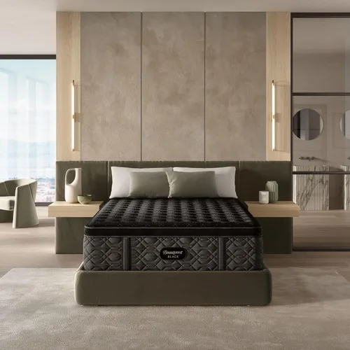 Miniatura 15 de Beautyrest Black Series Three - Colchón tamaño matrimonial mediano de 15.25 pulgadas, transpirable, refrescante y de apoyo, certificado CertiPUR-US